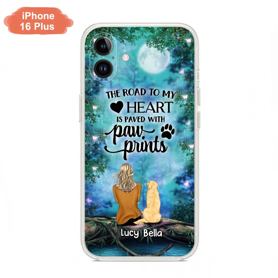 Custom Personalized Memorial Dog Phone Case - Upto 5 Dogs - Gift Idea For Dog Lover - Case For iPhone And Samsung