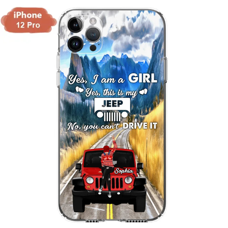 Custom Personalized Off - Road Girl Phone Case - Case For iPhone And Samsung