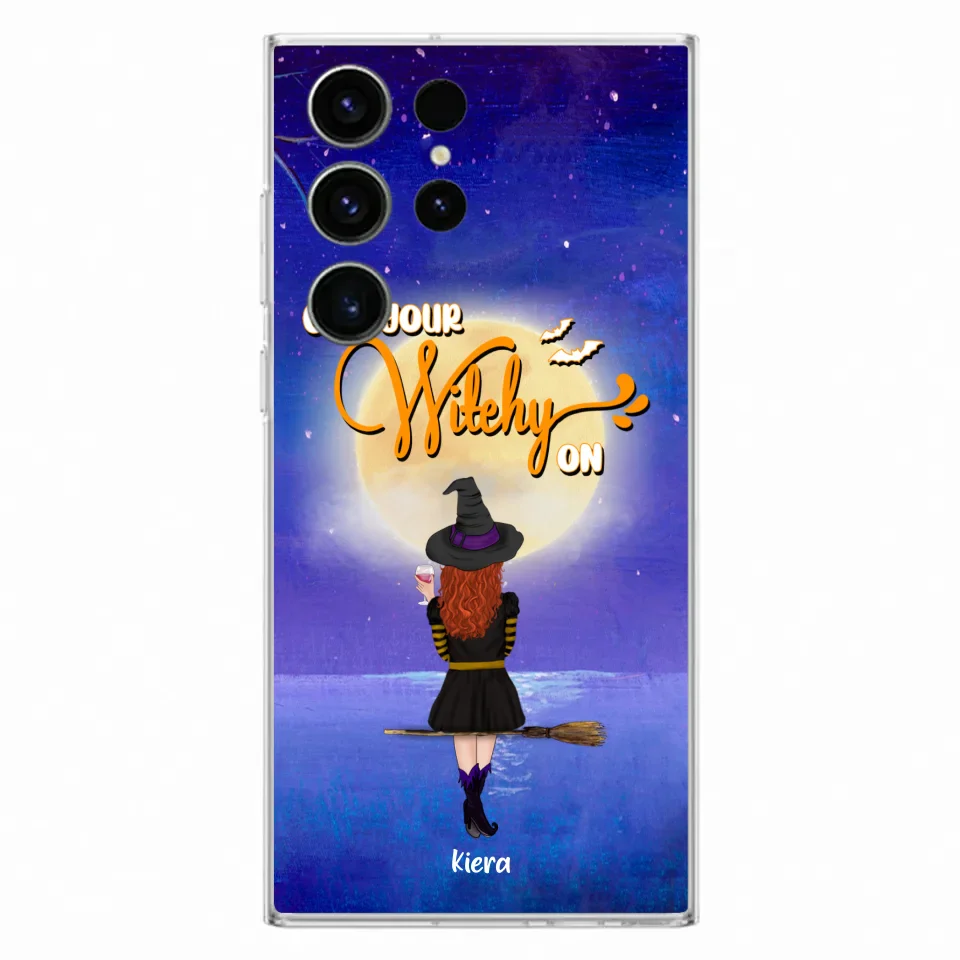 Custom Personalized Witchy Phone Case - Up to 4 Witches- Get Your Witchy On - Phone Case For iPhone, Samsung - OCEL9Z