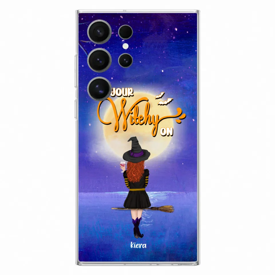 Custom Personalized Witchy Phone Case - Up to 4 Witches- Get Your Witchy On - Phone Case For iPhone, Samsung - OCEL9Z