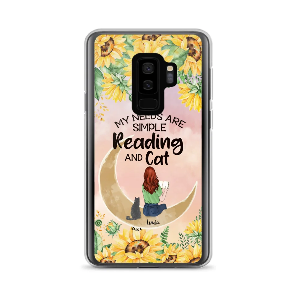 Custom Personalized Reading Dog/Cat Phone Case - Best Gift Idea For Dogs/Cats Lovers - Case For iPhone, Samsung and Xiaomi