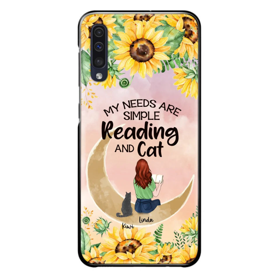 Custom Personalized Reading Dog/Cat Phone Case - Best Gift Idea For Dogs/Cats Lovers - Case For iPhone, Samsung and Xiaomi