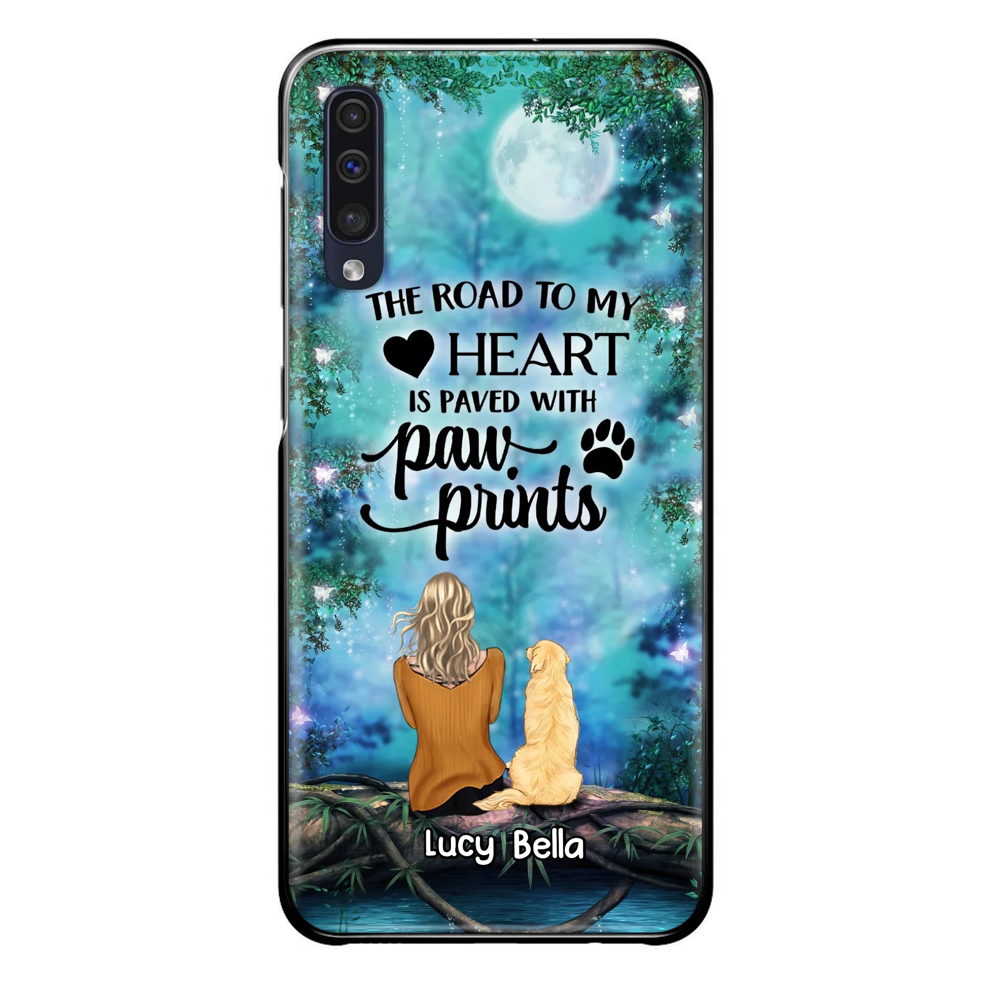 Custom Personalized Memorial Dog Phone Case - Upto 5 Dogs - Gift Idea For Dog Lover - Case For iPhone And Samsung