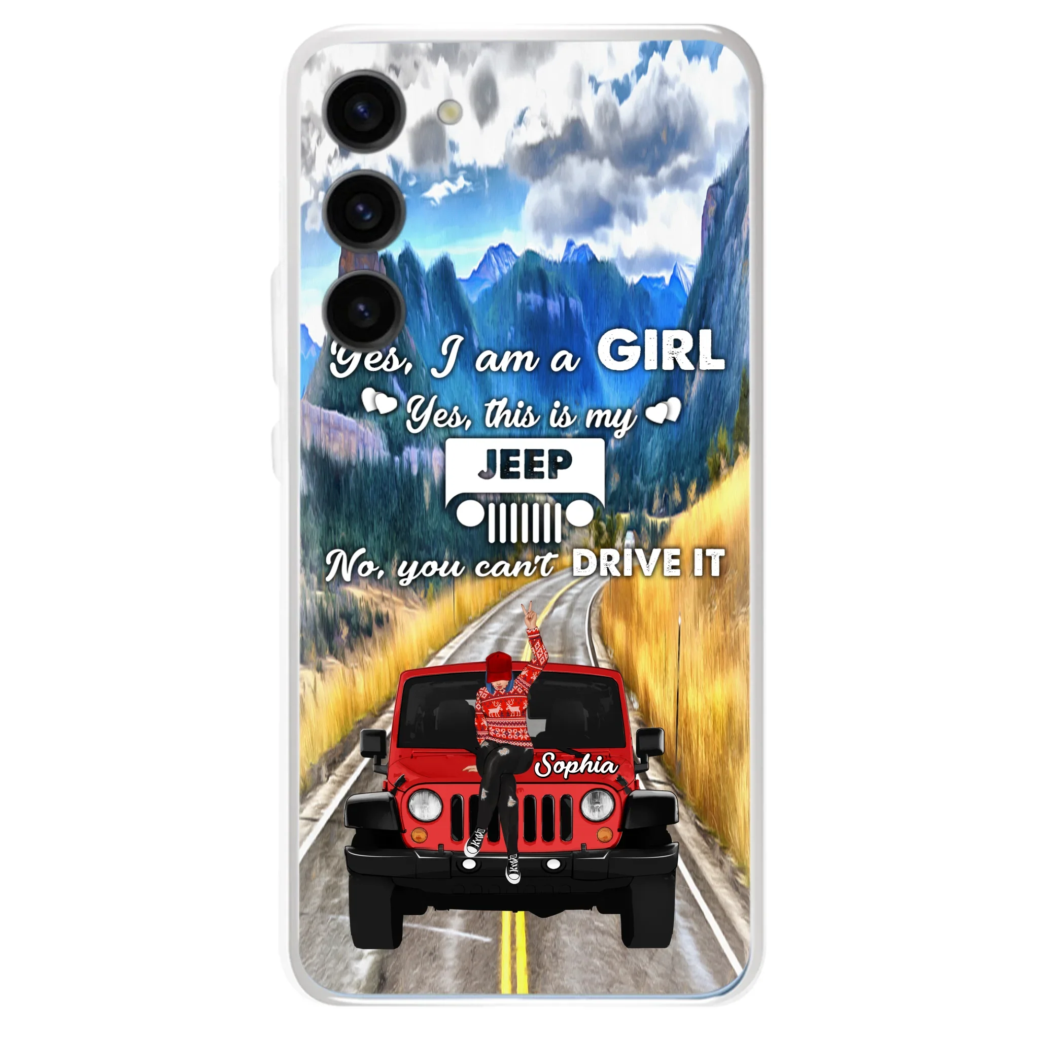 Custom Personalized Off - Road Girl Phone Case - Case For iPhone And Samsung