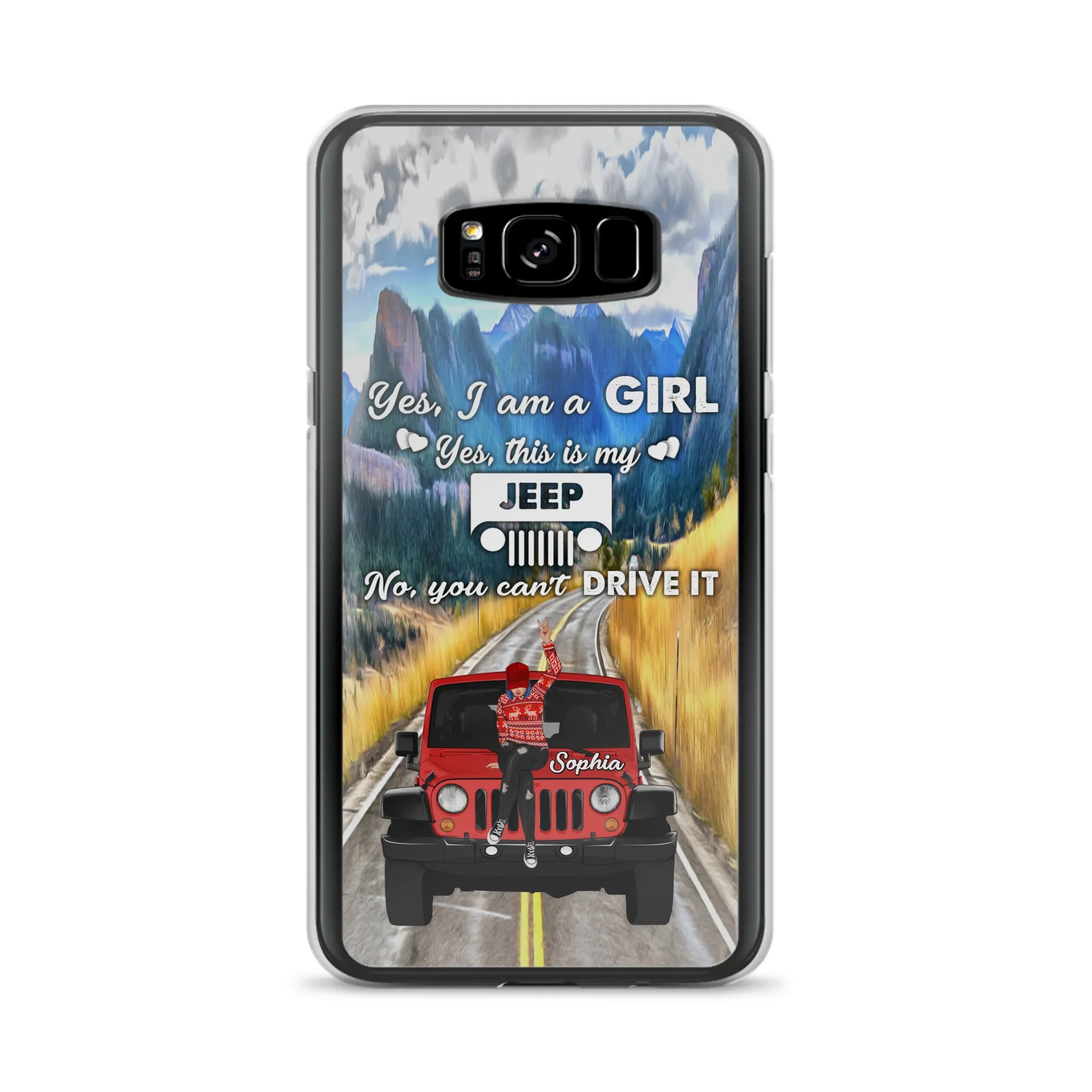Custom Personalized Off - Road Girl Phone Case - Case For iPhone And Samsung