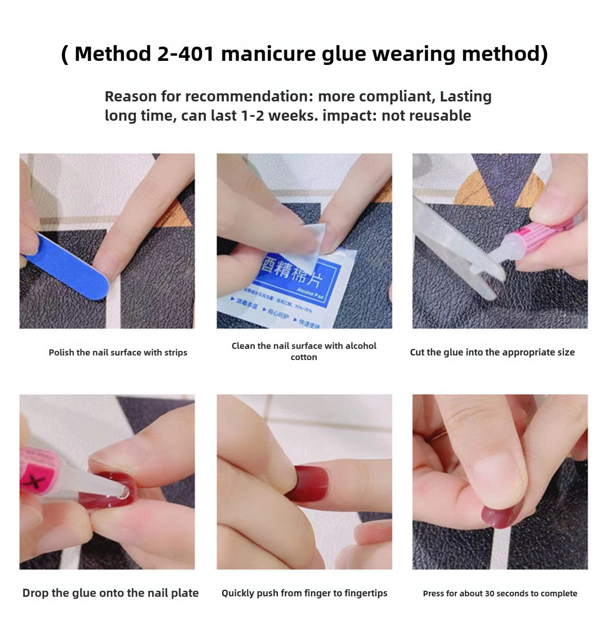 0994- Handmade press on nails fake nails removable